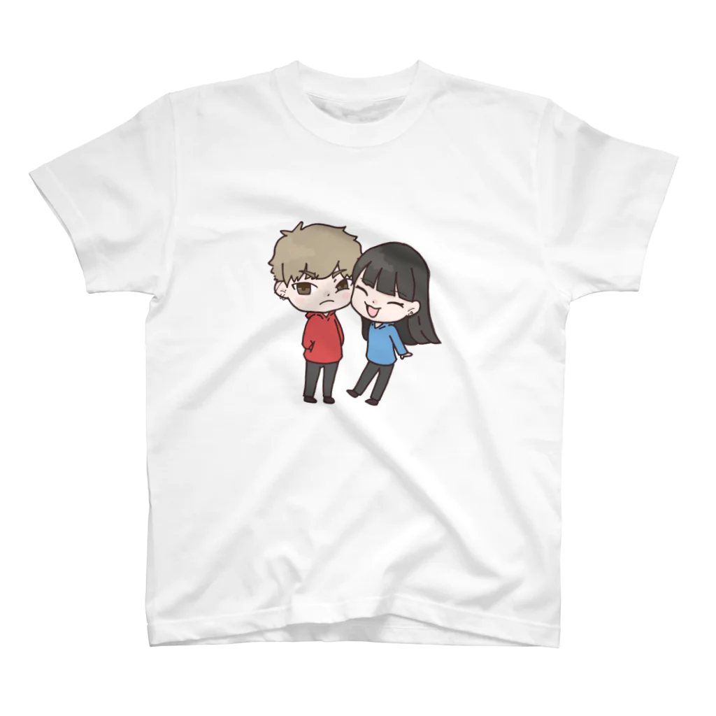 えく🍮の私と彼女アクキー スタンダードTシャツ