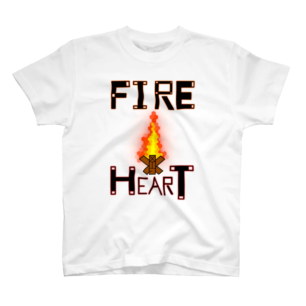 XTE. [Design By CronoA ]のFIRE HEART スタンダードTシャツ