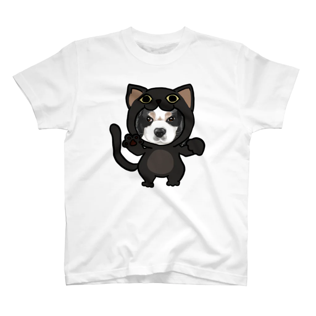 みきぞーん｜保護猫 ミッキー画伯と肉球とおともだちのmaruku Regular Fit T-Shirt