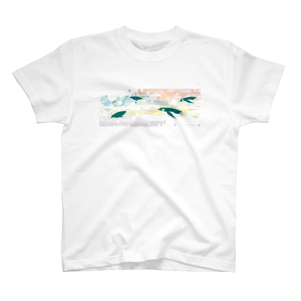 ペンギンパカリの四季（ペンギン遊泳） Regular Fit T-Shirt