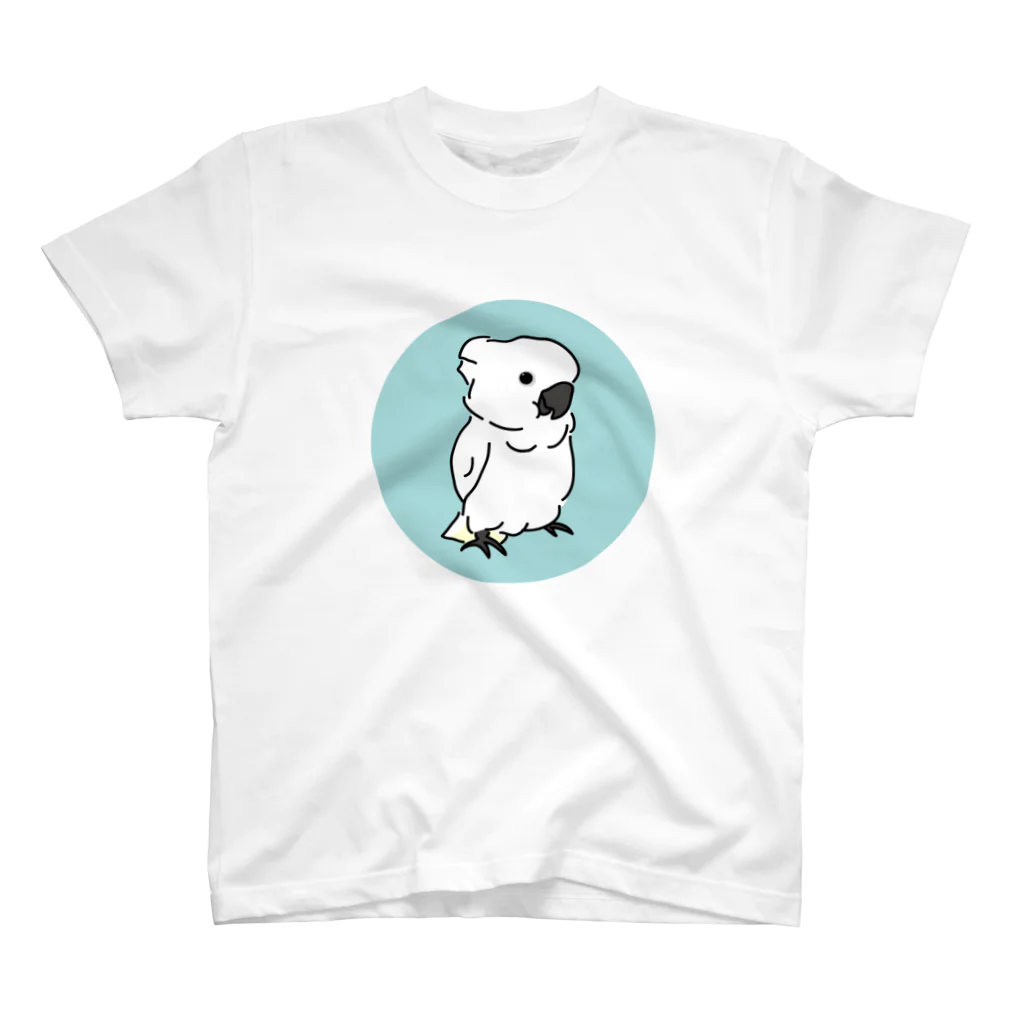 mokyu mokyu clubのタイハクオウム◯ スタンダードTシャツ