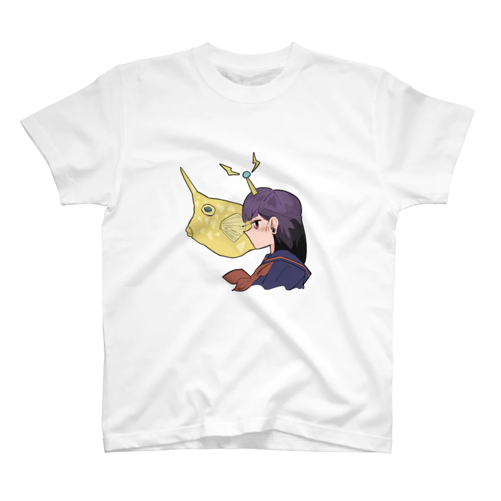 いぬじまのハコフグ天才女子高生 スタンダードTシャツ