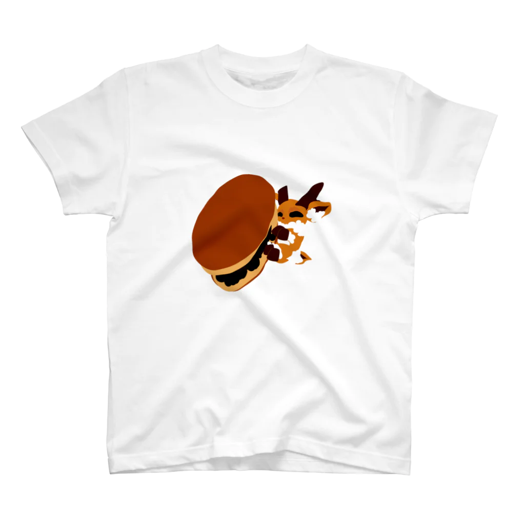 Azuretileのお菓鹿どら焼きTシャツ スタンダードTシャツ