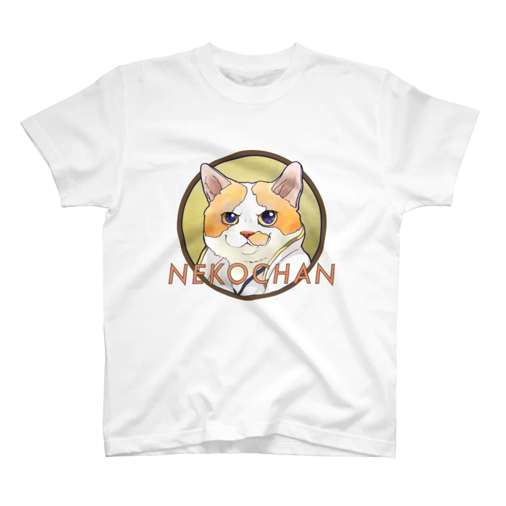 mickopyの見栄を切るねこちゃん スタンダードTシャツ