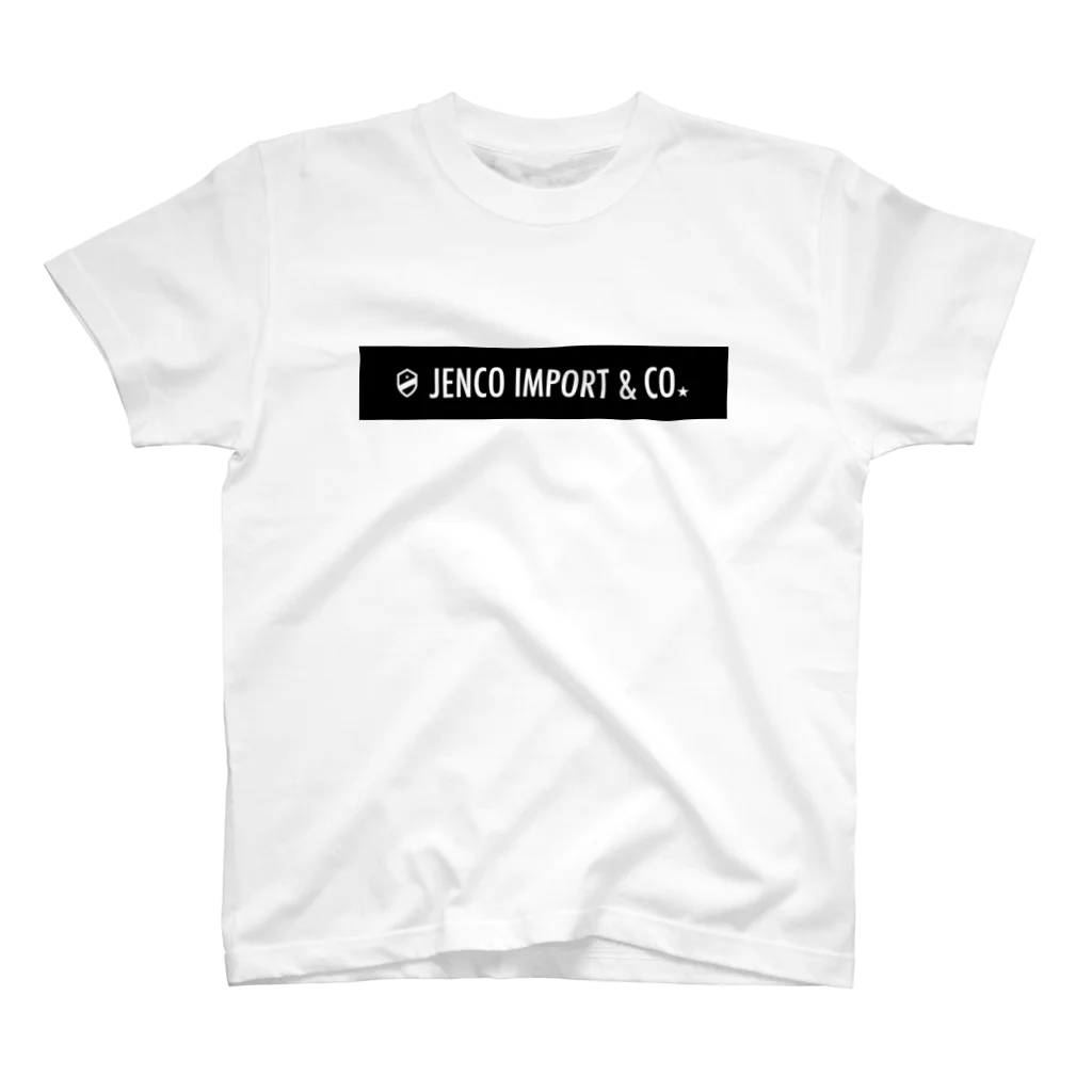 JENCO IMPORT & CO.のJENCO IMPORT & CO. BOX LOGO スタンダードTシャツ
