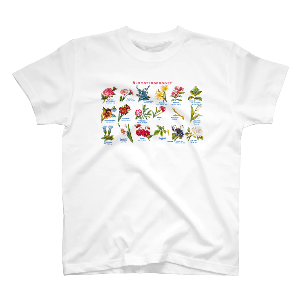 博物雑貨 金烏の花言葉 - Blomstersproget Regular Fit T-Shirt