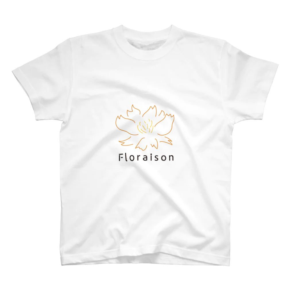 Floraisonのお花どかーんTシャツ スタンダードTシャツ