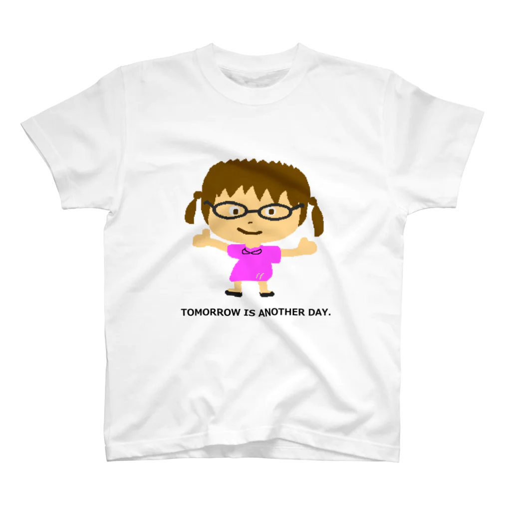 TOMORROW IS ANOTHER DAY.のめがねちゃん－０１ スタンダードTシャツ