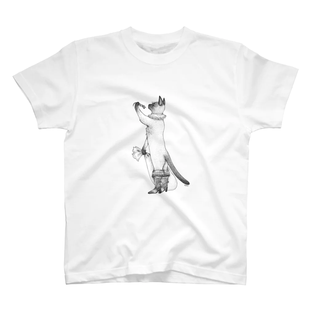 Charment Cachete の長靴をはいた猫 スタンダードTシャツ