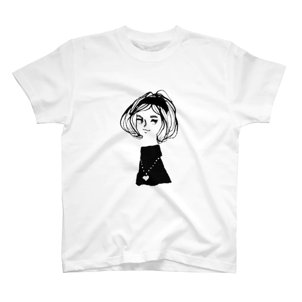 shirokanemamaのカチューシャガール スタンダードTシャツ