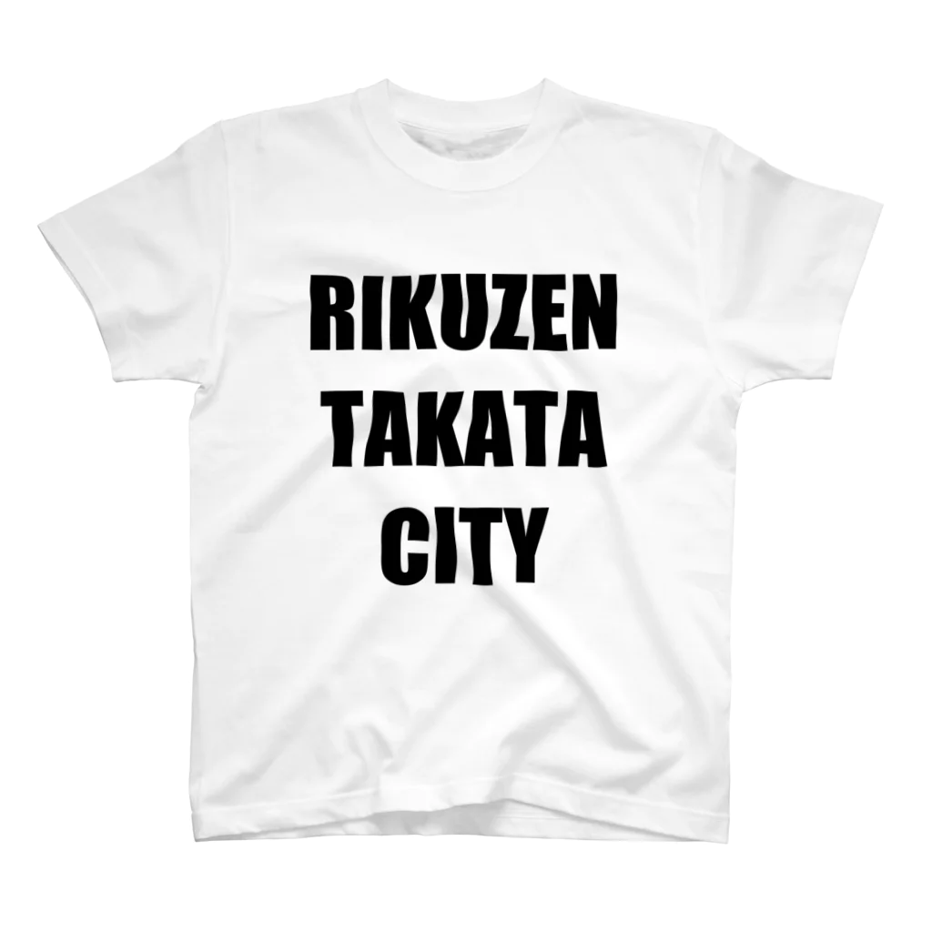 【公式】RE EARTH TV / リアスティーヴィーのRIKUZENTAKATA CITY - Tee（BK-Light Color）スタンダードTシャツ Regular Fit T-Shirt