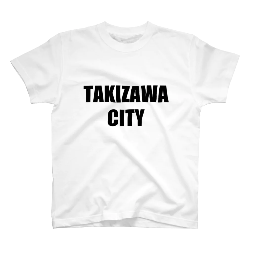 【公式】RE EARTH TV / リアスティーヴィーのTAKIZAWA CITY - Tee（BK-Light Color）スタンダードTシャツ Regular Fit T-Shirt