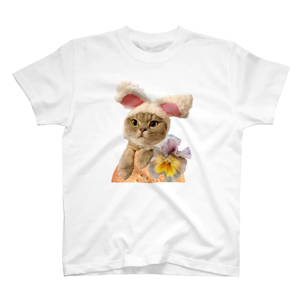 sumire-britishのうさねこ スタンダードTシャツ