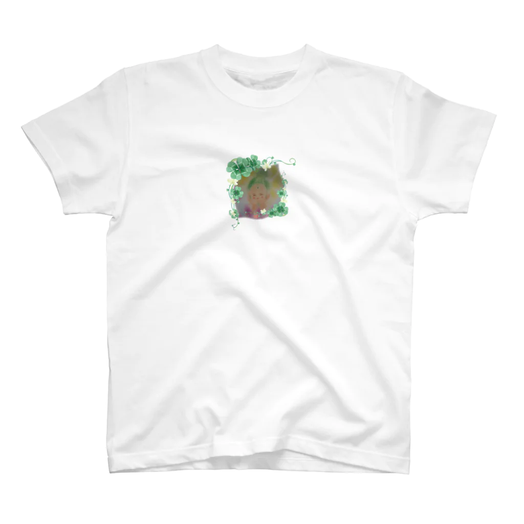 flower_millのA smiling Buddha-cha Regular Fit T-Shirt