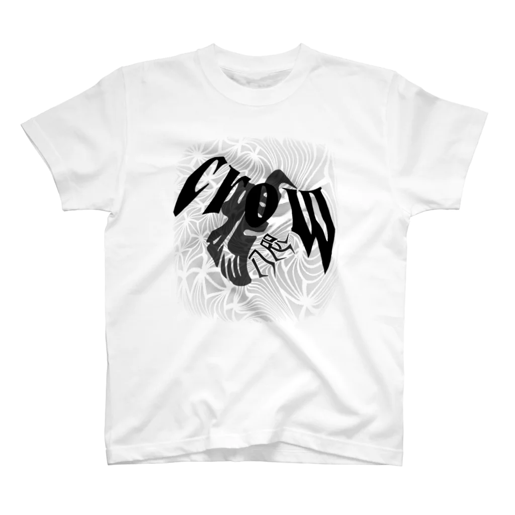 maccha47の八咫烏とCROW スタンダードTシャツ