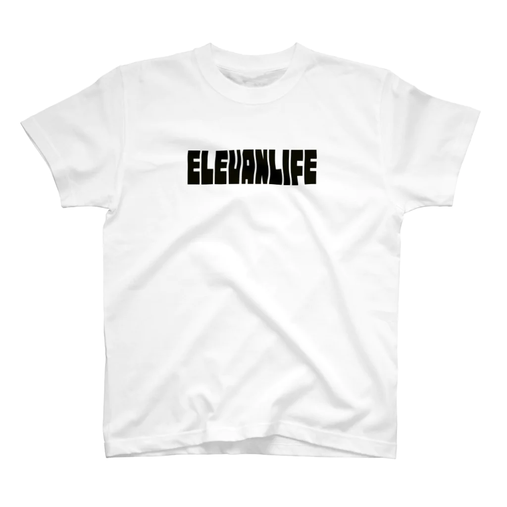 オンラインショップ「田んぼ」の「ELEVANLIFE」文字グッズ Regular Fit T-Shirt