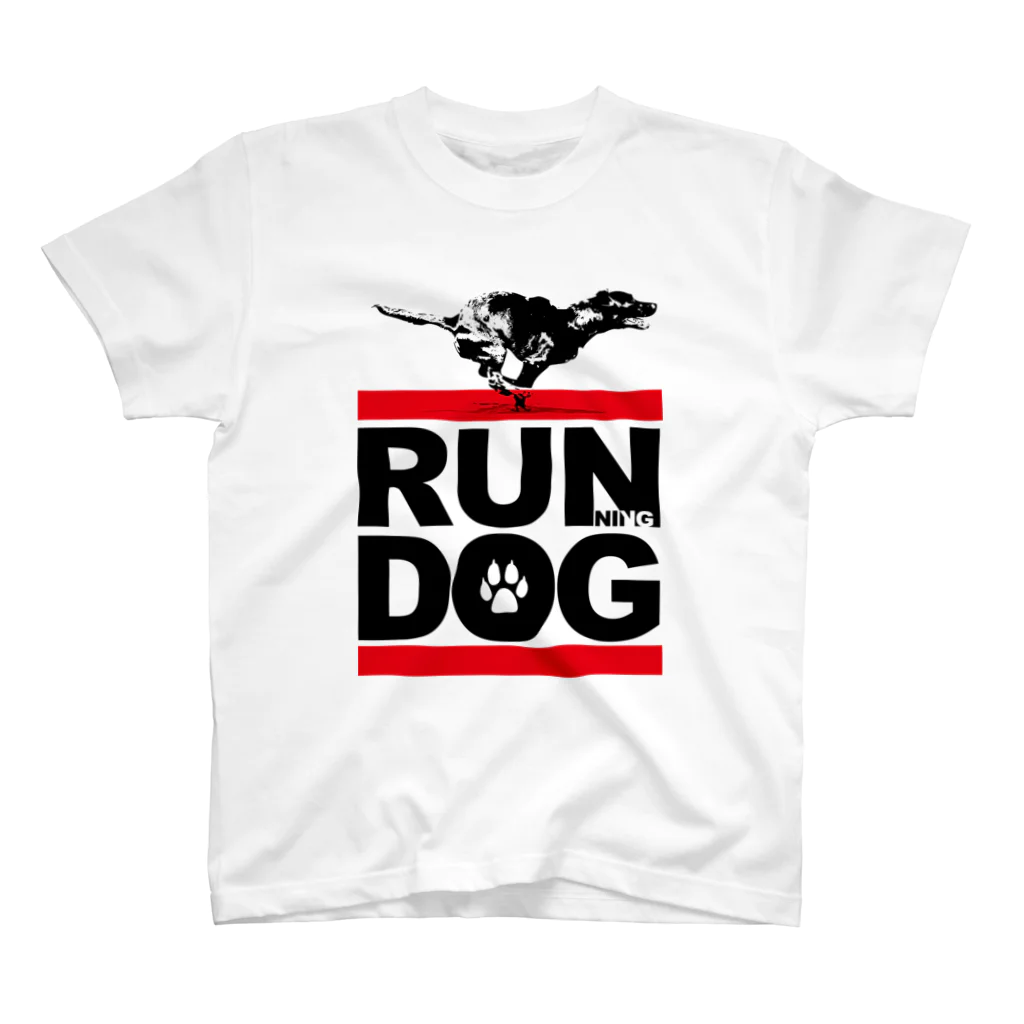 COOL CAT★GRAPHICSのRUNNING DOG　走ってる犬　CCG-005-2W Regular Fit T-Shirt