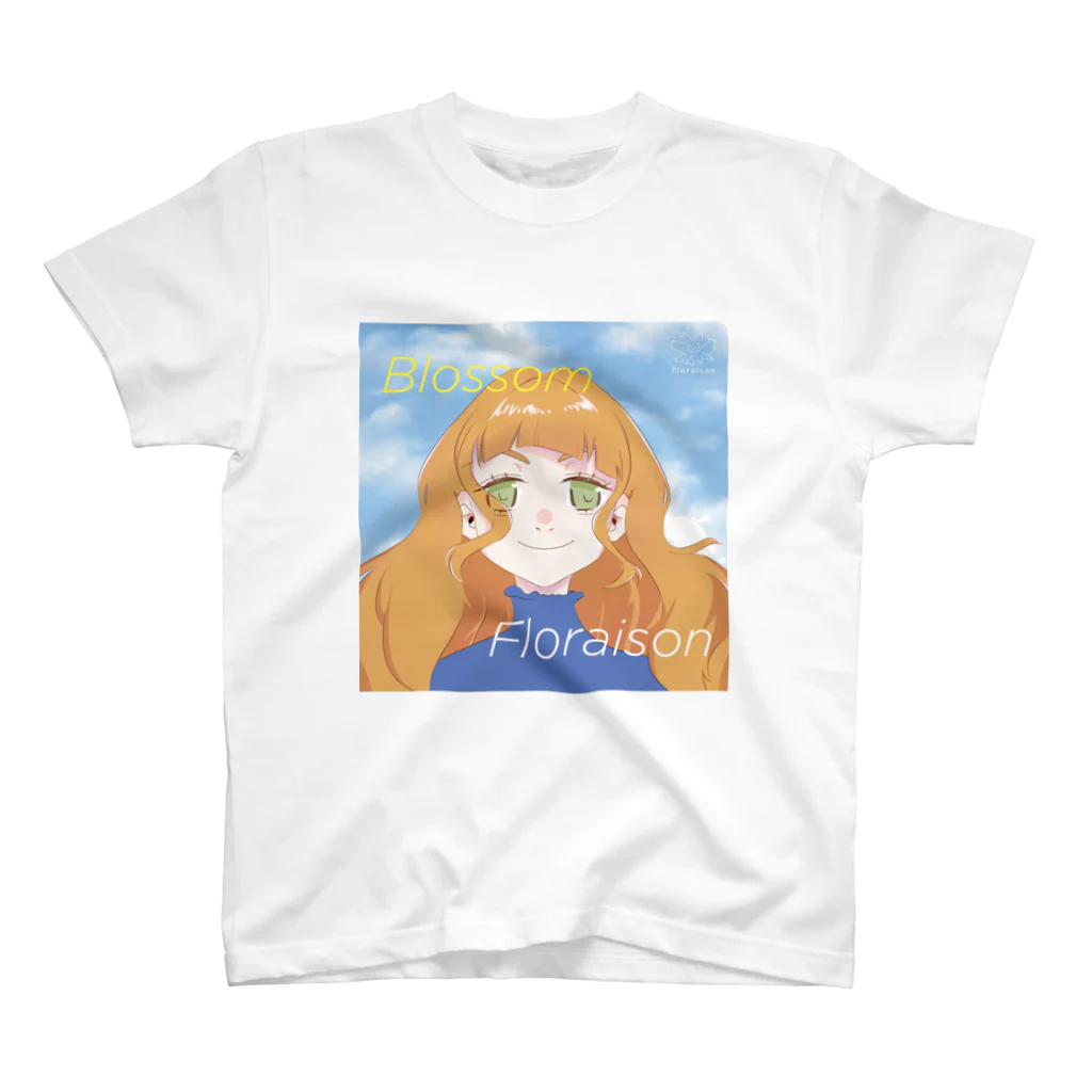 Floraisonの青空オレンジちゃん スタンダードTシャツ