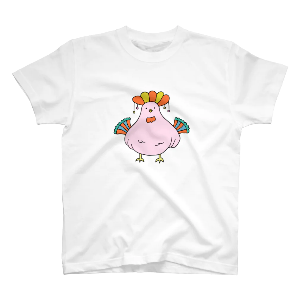 hi7kosatoのディスコ鳥 スタンダードTシャツ