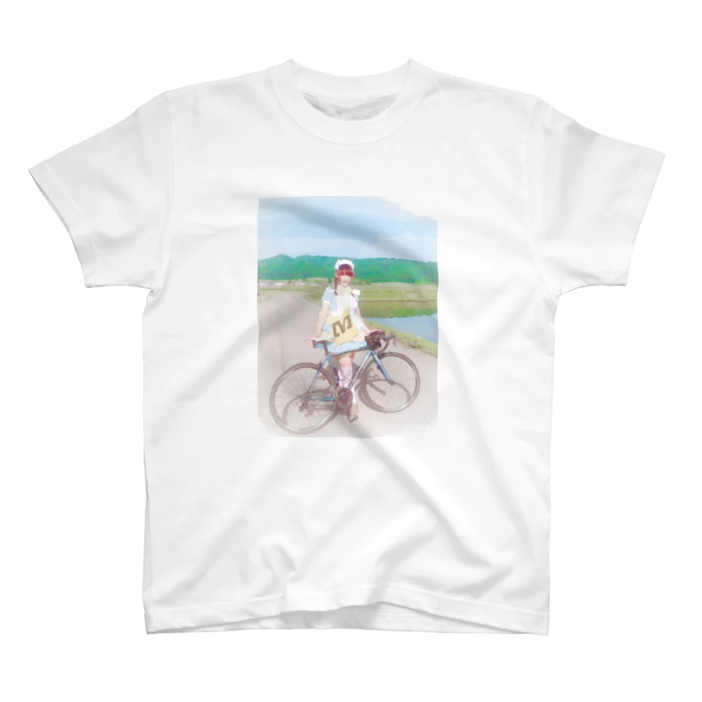 ちゃりんこ流星群☆彡のメイドさんと自転車 スタンダードTシャツ