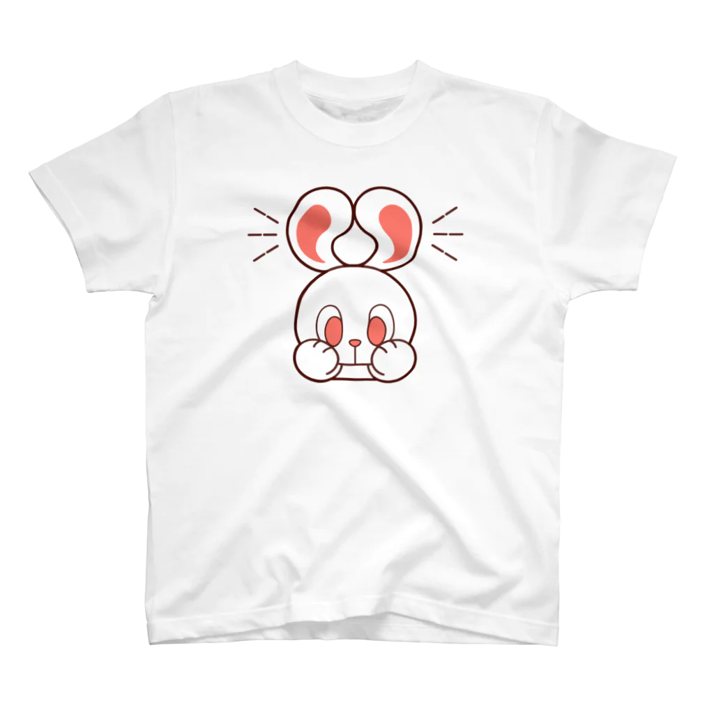 レタ(LETA)のぽっぷらうさぎ(おみみ！) スタンダードTシャツ