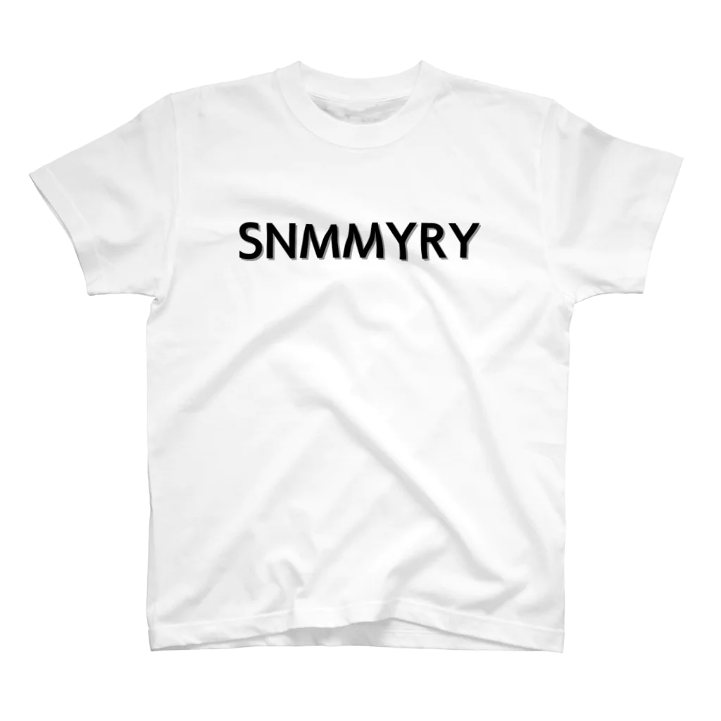 投資家スケーター a.k.a 誰も討たずに下剋上🏕のSNMMYRYボックスロゴ　パターンA Regular Fit T-Shirt