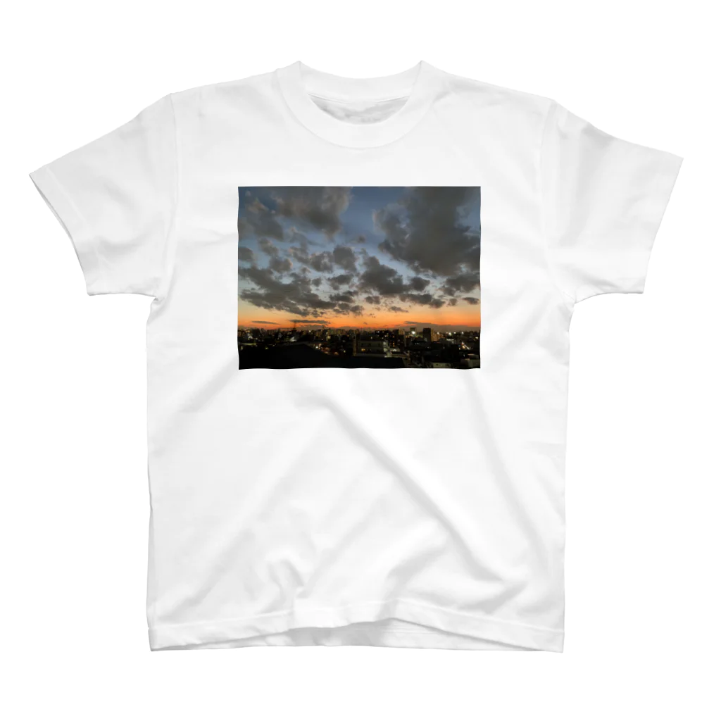 スギノワカバの空（雲多め） Regular Fit T-Shirt