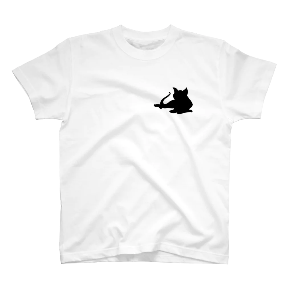 生き物 ファッションのくつろぎ猫ちゃん Regular Fit T-Shirt