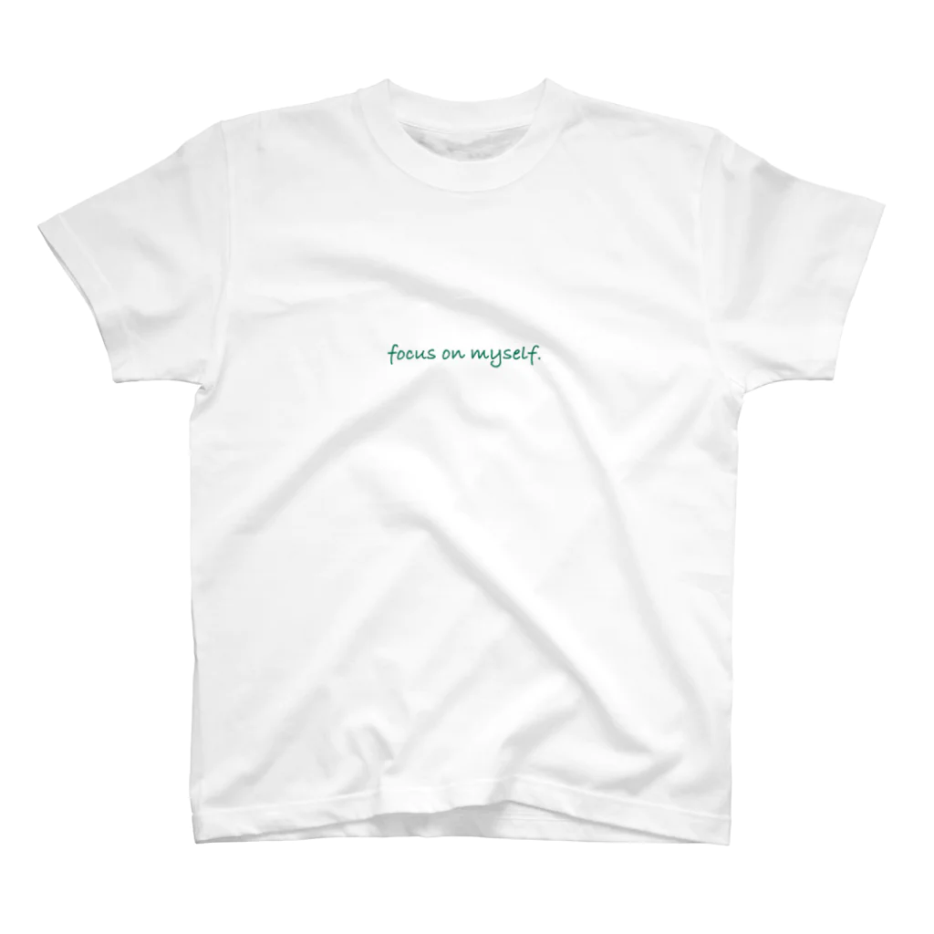 超音波100Hzのfocus on myself.. スタンダードTシャツ