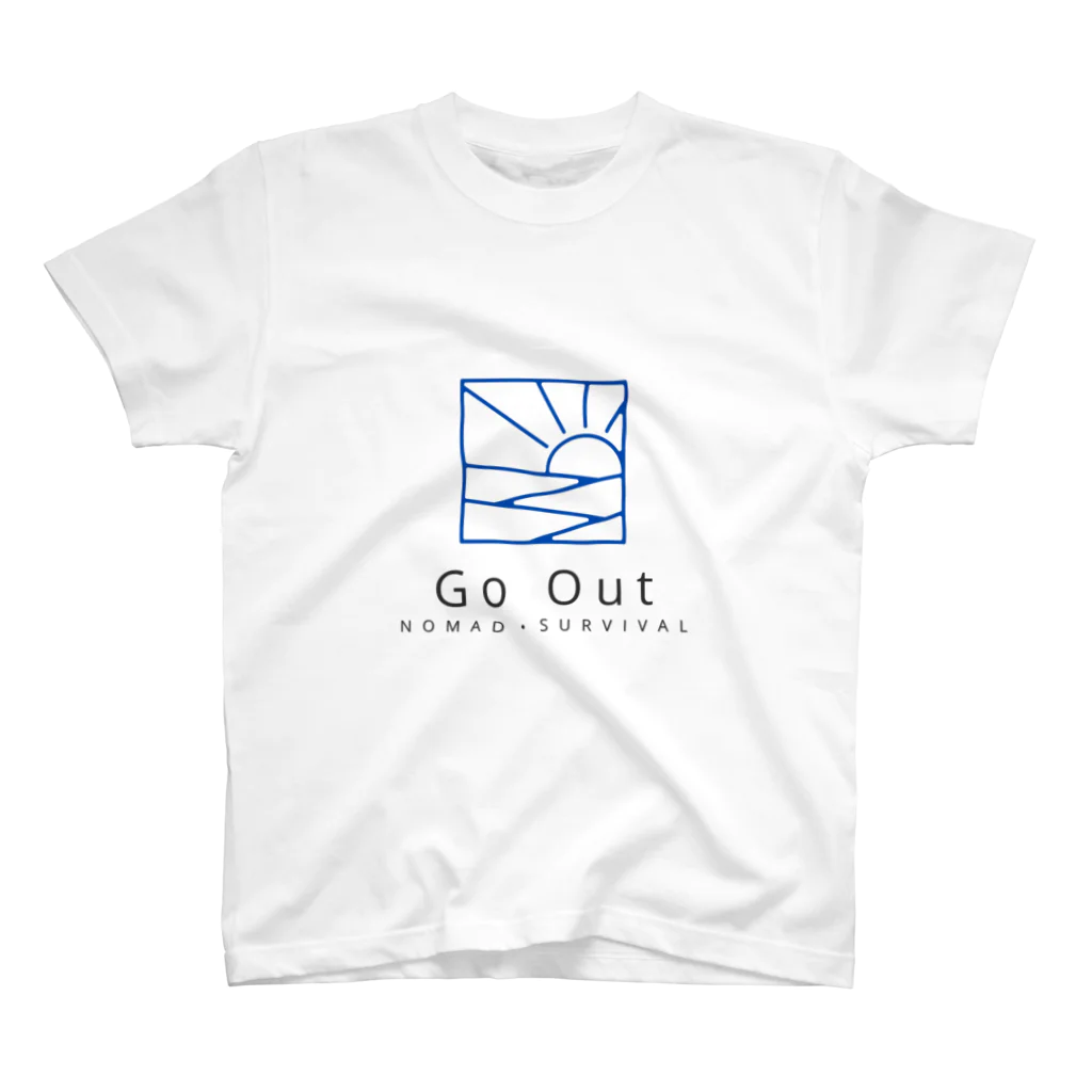 halka045のGoOut | NOMAD・SURVIVAL スタンダードTシャツ