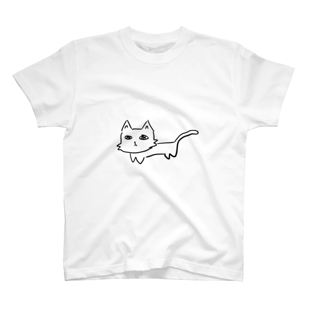 アサの思い出共有どころのネコのTシャツ スタンダードTシャツ