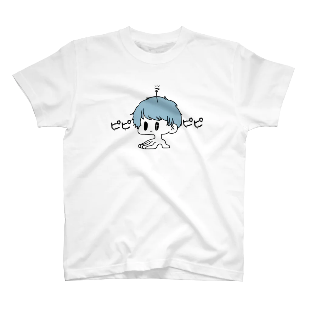 ゆるゆるなへんてこ屋のTETEMARU：ピピピ スタンダードTシャツ