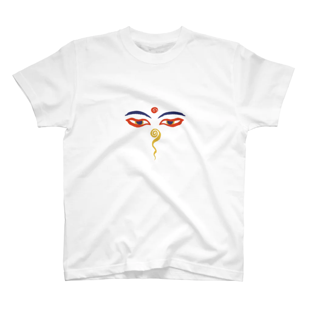 IZANAMI by Akane YabushitaのWisdom Eyes（ブッダの瞳） スタンダードTシャツ