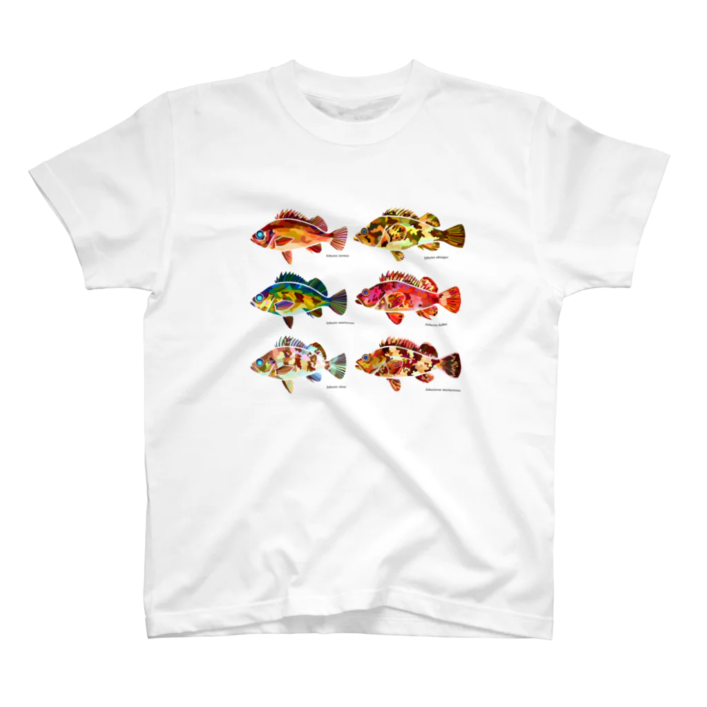 かわはぎの大阪湾根魚 スタンダードTシャツ