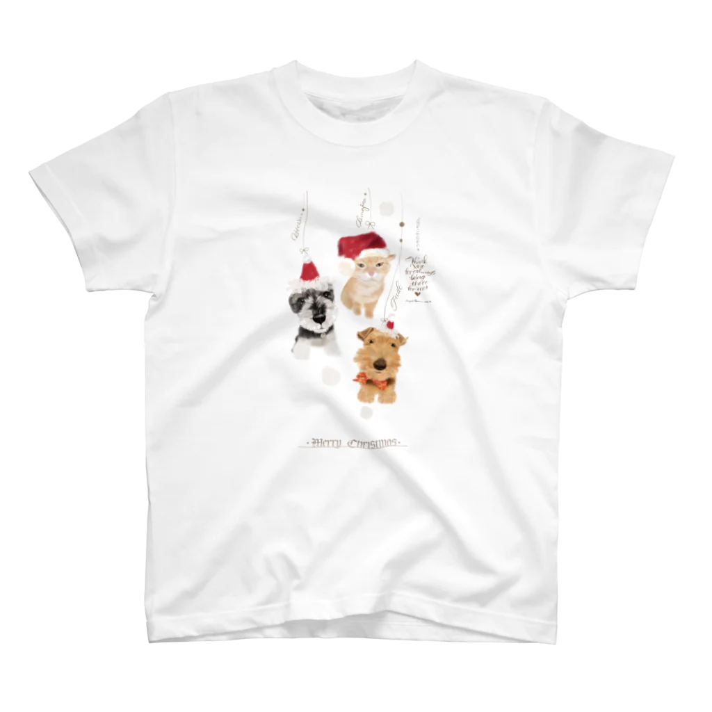 Jude_mamaのクリスマス3兄弟 スタンダードTシャツ