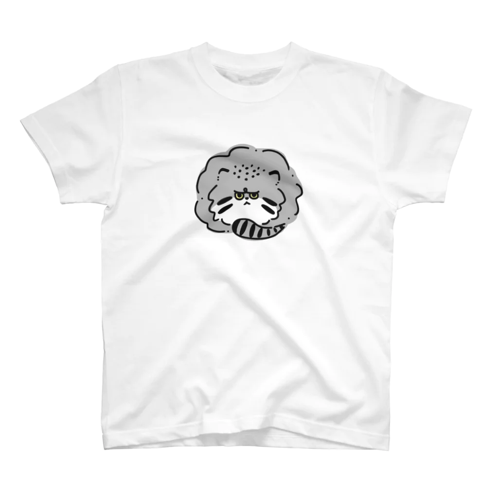 まぬるねこファンのマヌルネコまんじゅう（イロ） Regular Fit T-Shirt