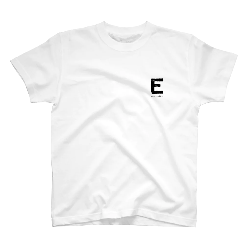 noisie_jpの【E】イニシャル × Be a noise. Regular Fit T-Shirt