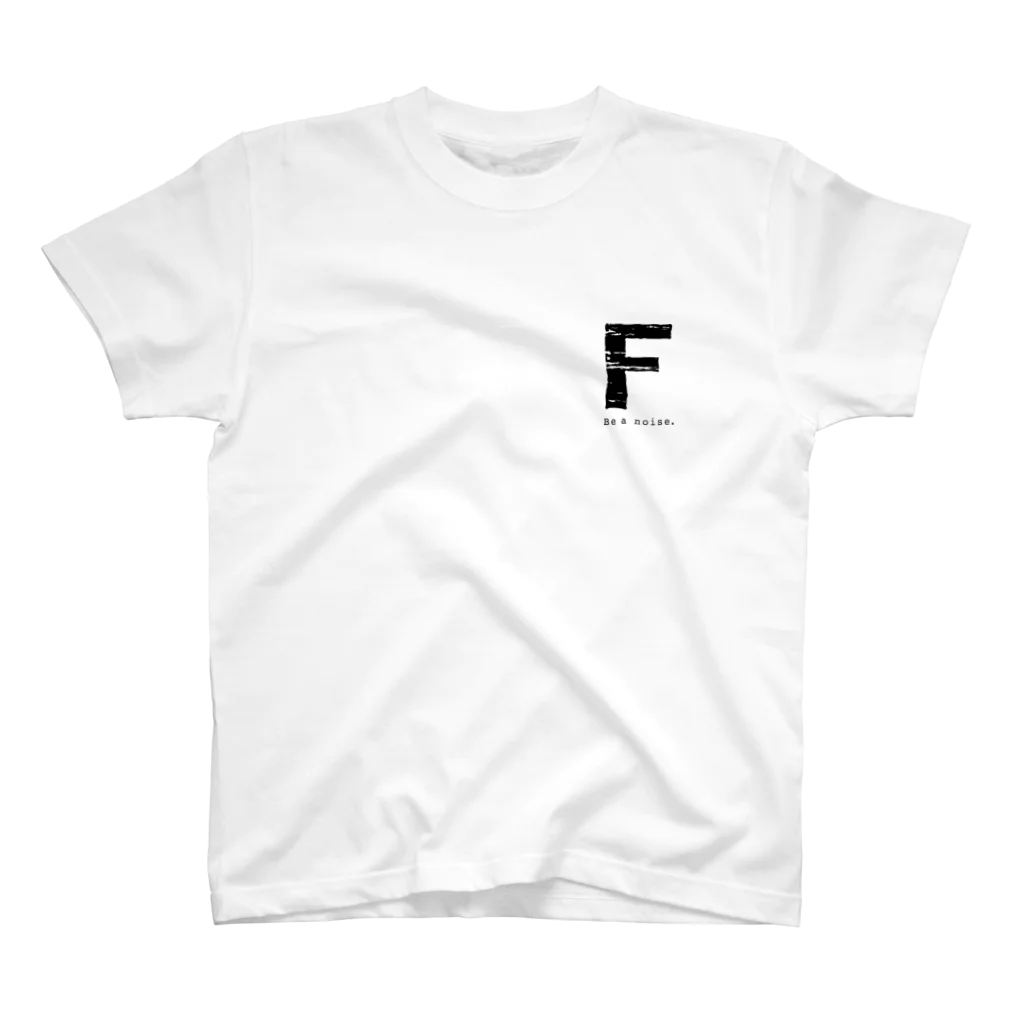 noisie_jpの【F】イニシャル × Be a noise. スタンダードTシャツ