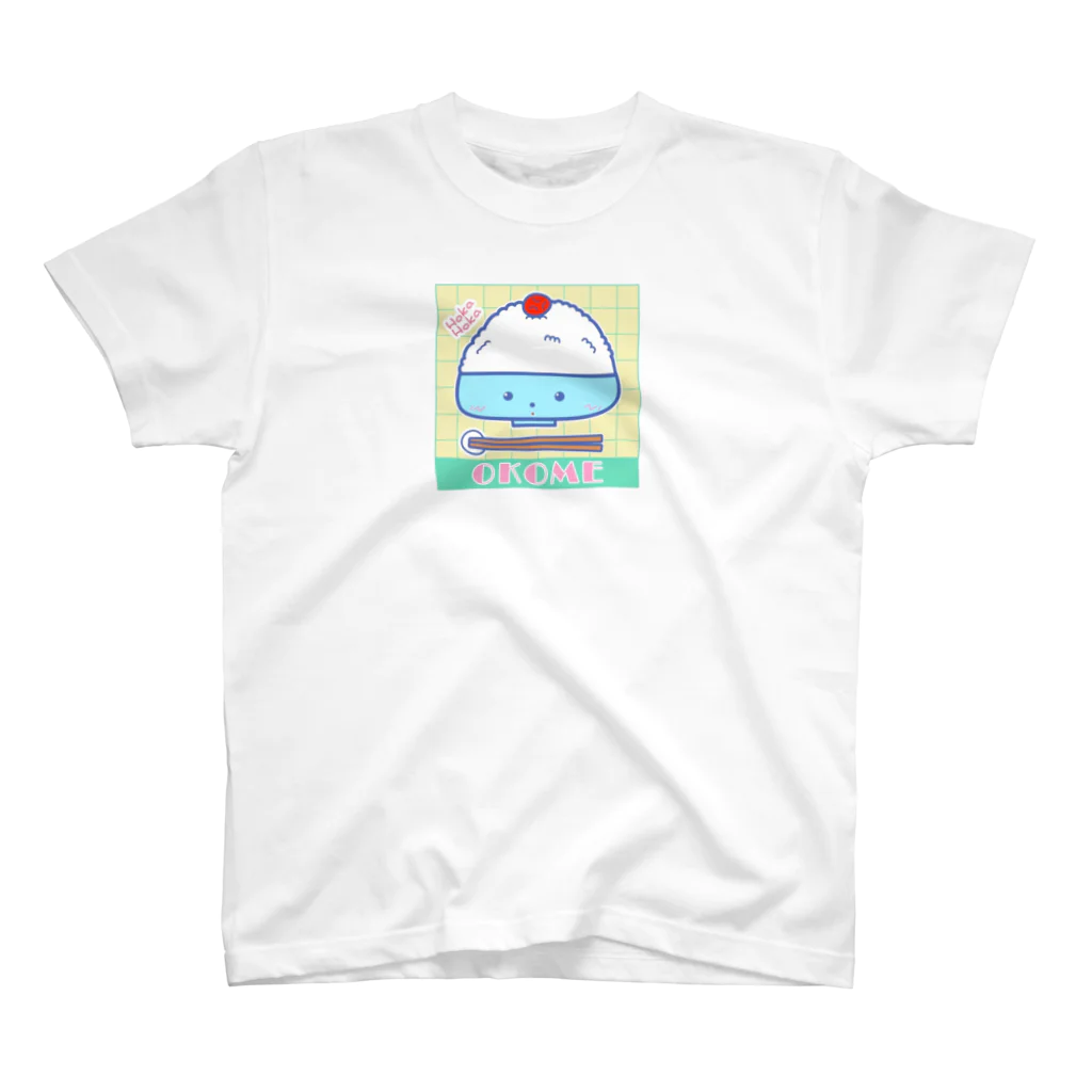 🌈キクチンのおみせやさん🌈のほかほかOKOMEくん（80年代ファンシー） スタンダードTシャツ