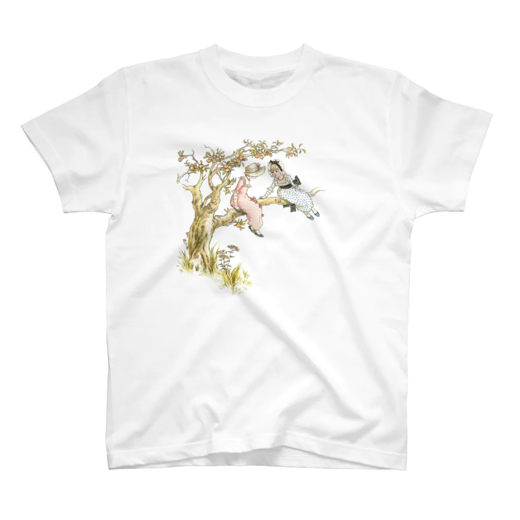 Hungry Freaksのケイト・グリーナウェイ "In a apple tree" スタンダードTシャツ