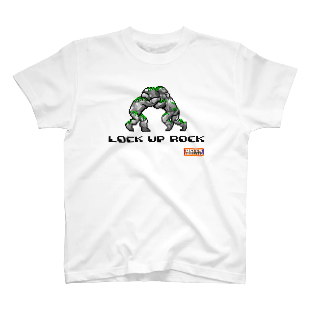 DOTSWRESTLERのLOCK UP ROCK（Black Logo） スタンダードTシャツ