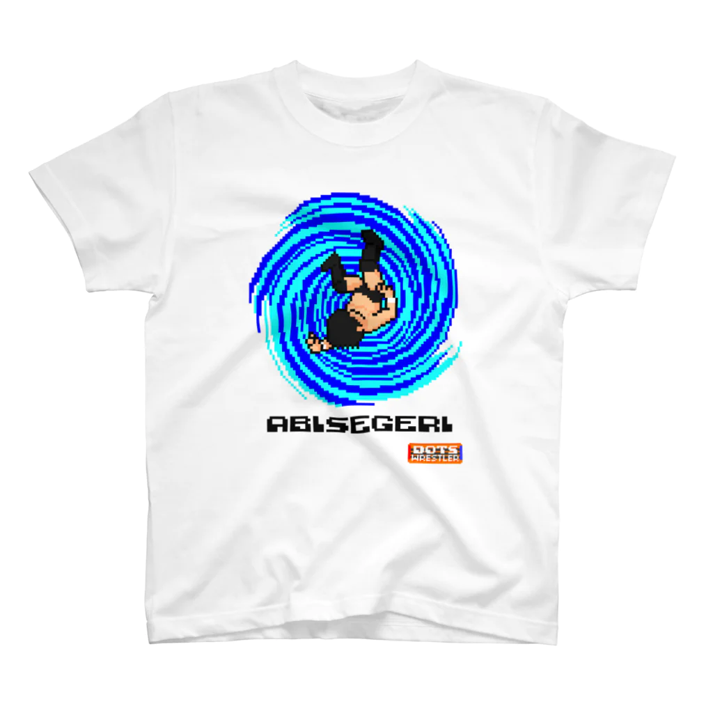 DOTSWRESTLERのABISEGERI BLUE（Black Logo） スタンダードTシャツ