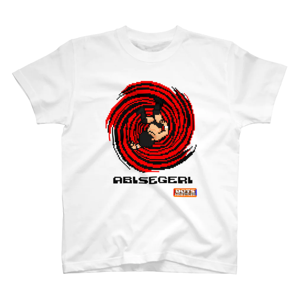 DOTSWRESTLERのABISEGERI RED（Black Logo） スタンダードTシャツ