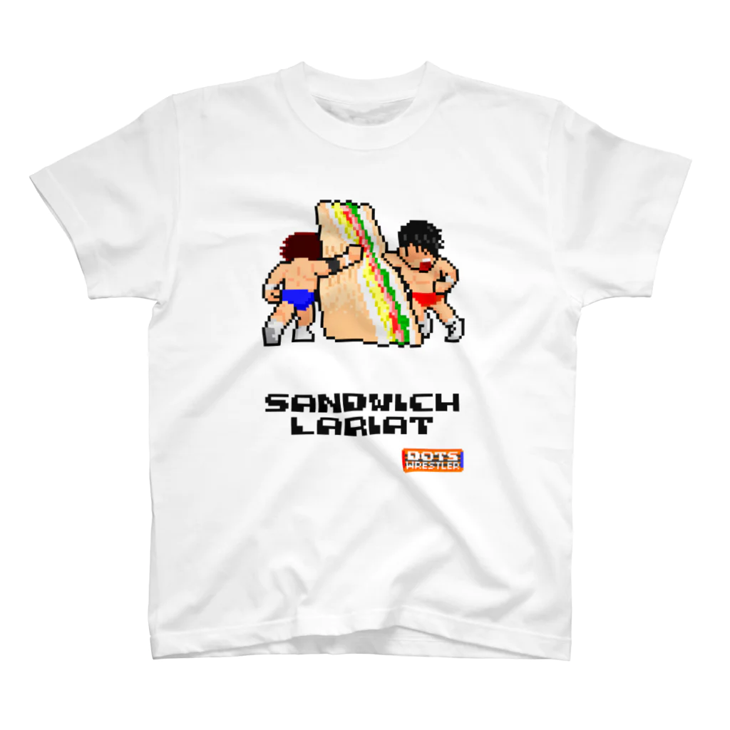 DOTSWRESTLERのSANDWICH LARIAT（Black Logo） Regular Fit T-Shirt