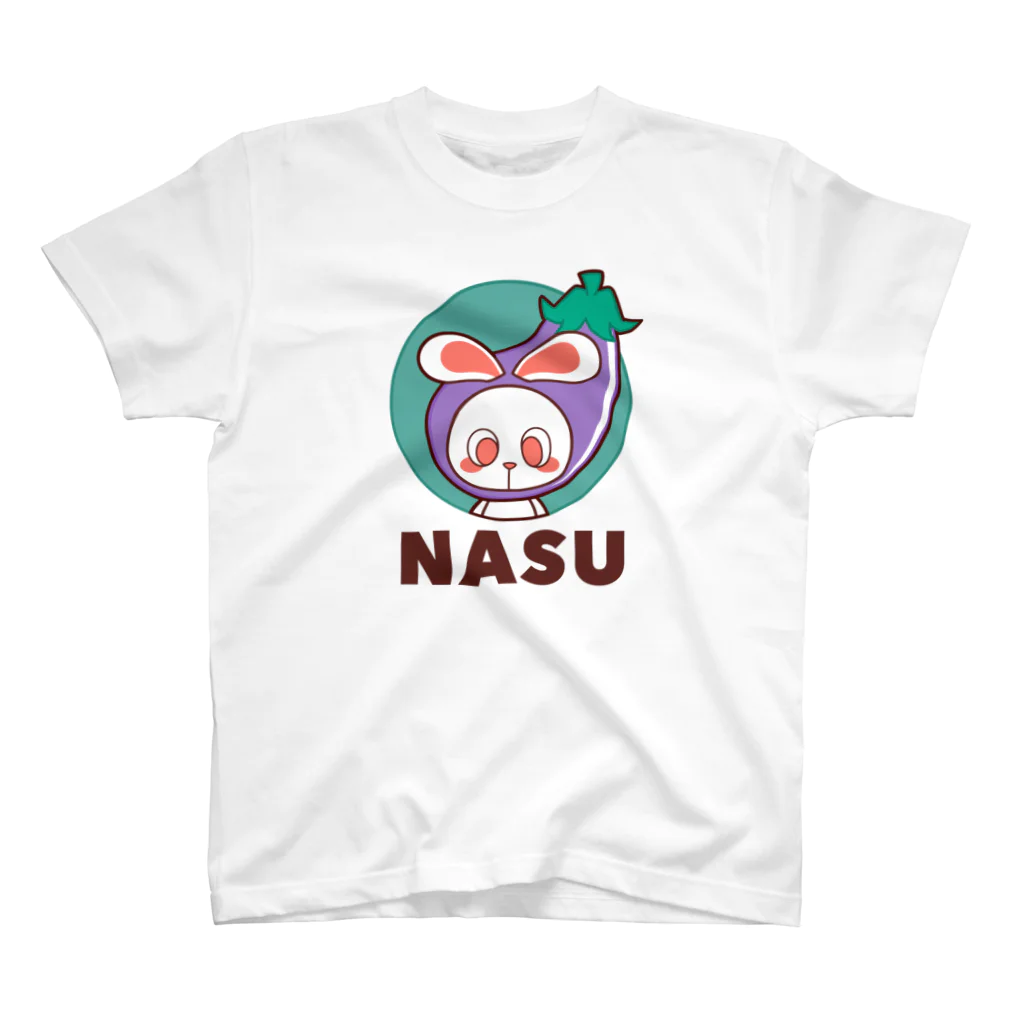 レタ(LETA)のぽっぷらうさぎ(NASU) Regular Fit T-Shirt