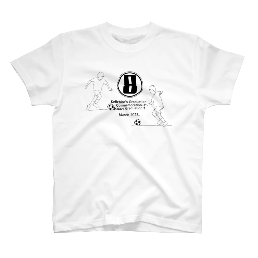 ぴよぴんこのサッカー大好き卒業記念 Regular Fit T-Shirt