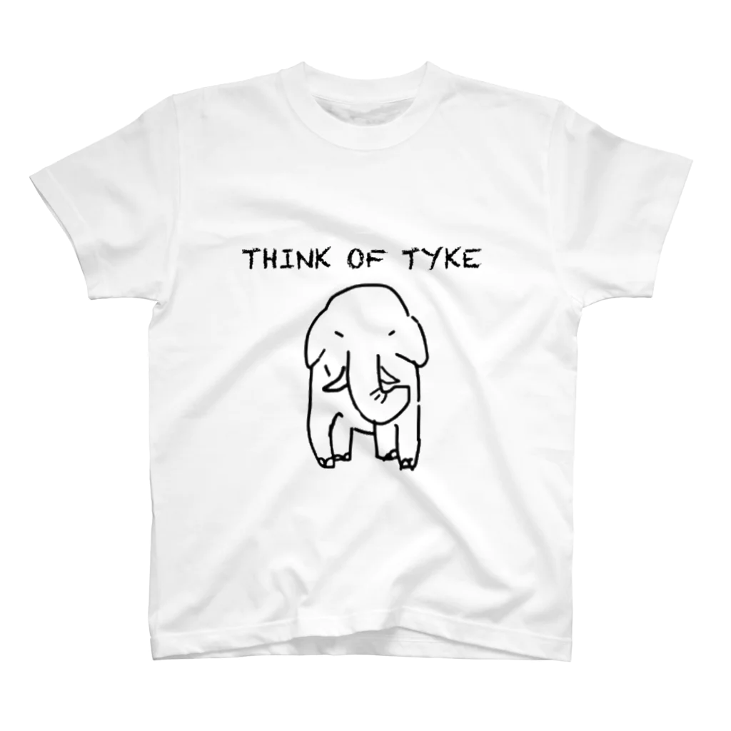 チームTyke グッズショップのTYKE-1 ごんぎさんプロデュース (英語ロゴ) Regular Fit T-Shirt