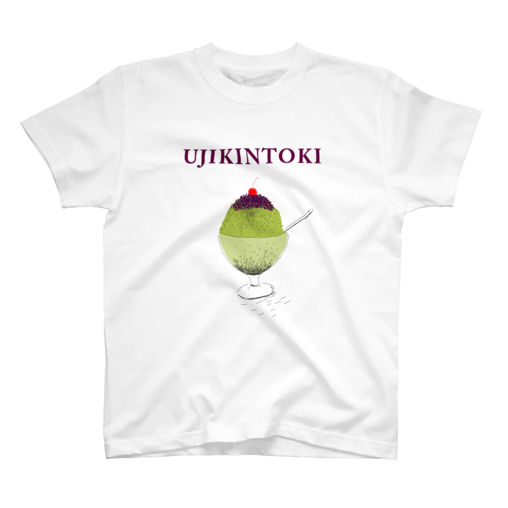 NIKORASU GOのかき氷デザイン「宇治金時」（Tシャツ・パーカー・グッズ・ETC） スタンダードTシャツ