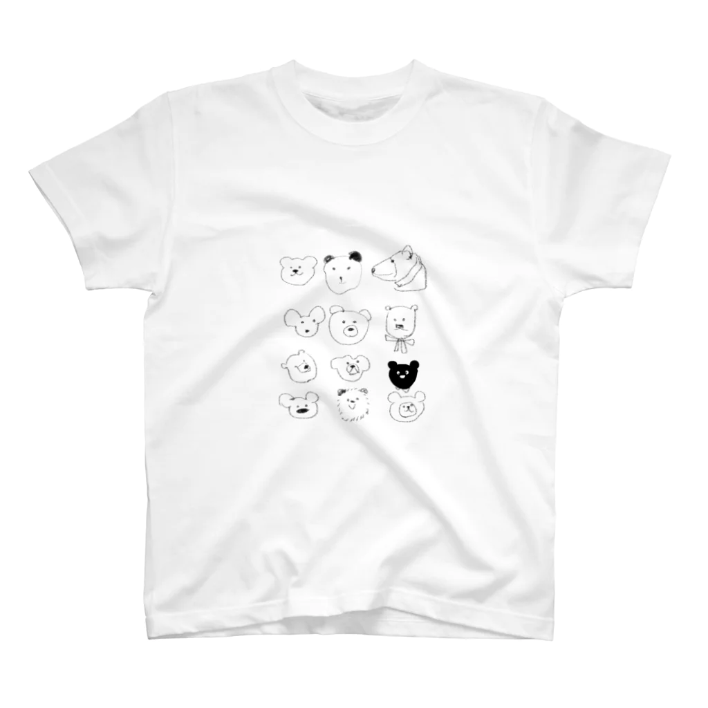 ももろ のテディベア スタンダードTシャツ