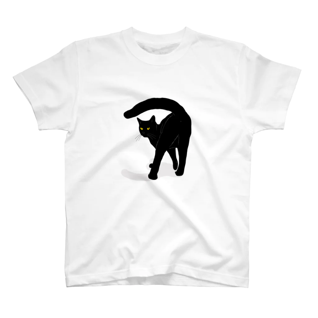 小鳥と映画館の黒猫たんのおちりが堪能出来る権利の付与 ロゴ無し Regular Fit T-Shirt